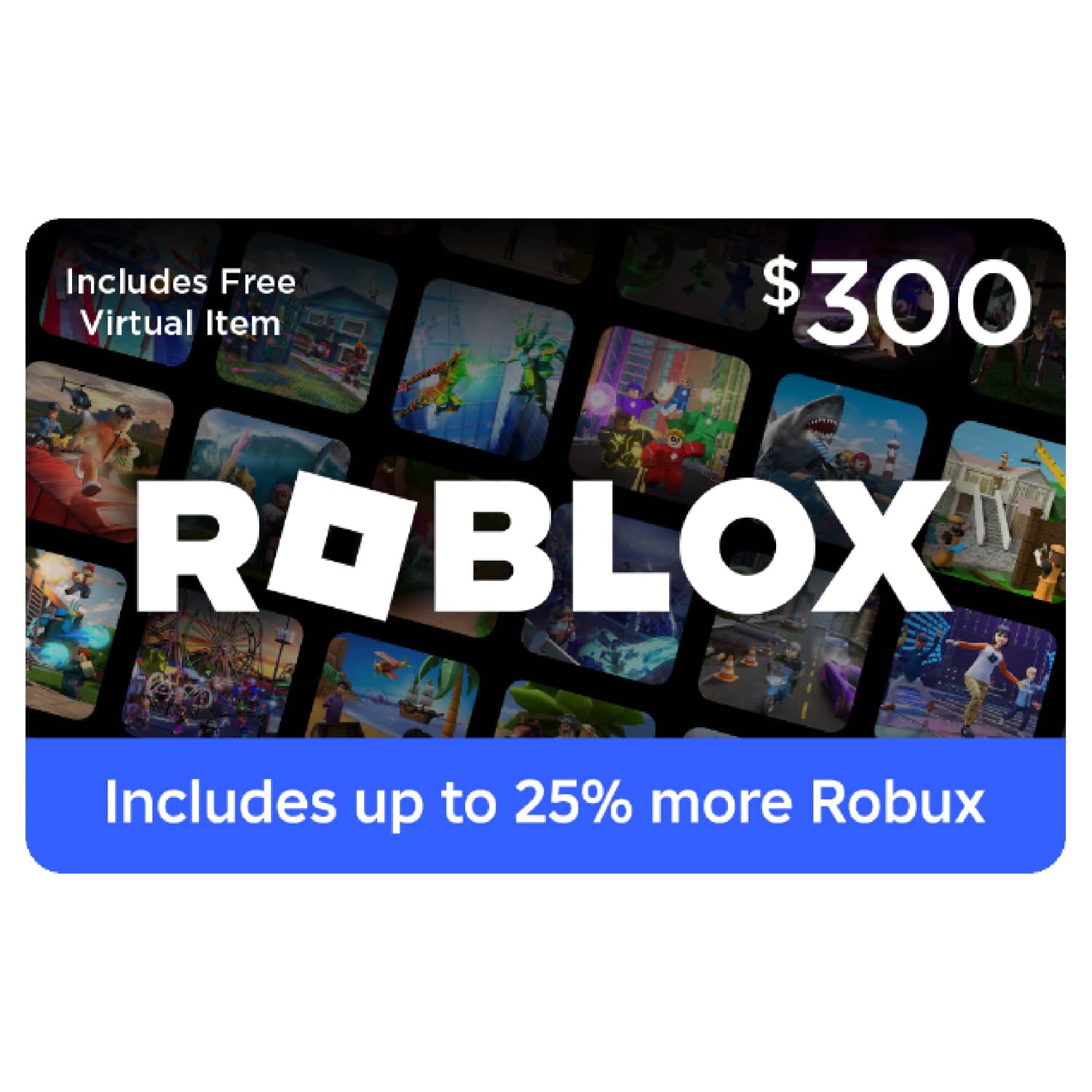 Roblox - $300 Digital Gift Card [Includes Virtual Item] [Digital] product image
