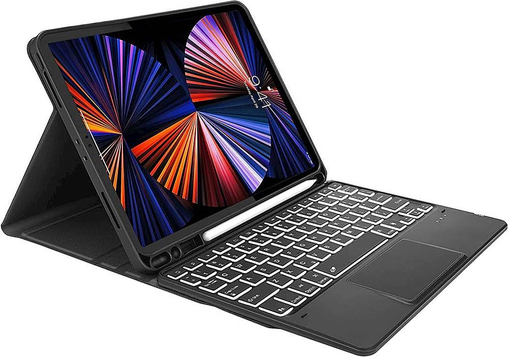 SaharaCase - Keyboard Folio Case for Apple iPad Pro 12.9 (4th, 5th, and 6th Gen 2020-2022) - Black product image