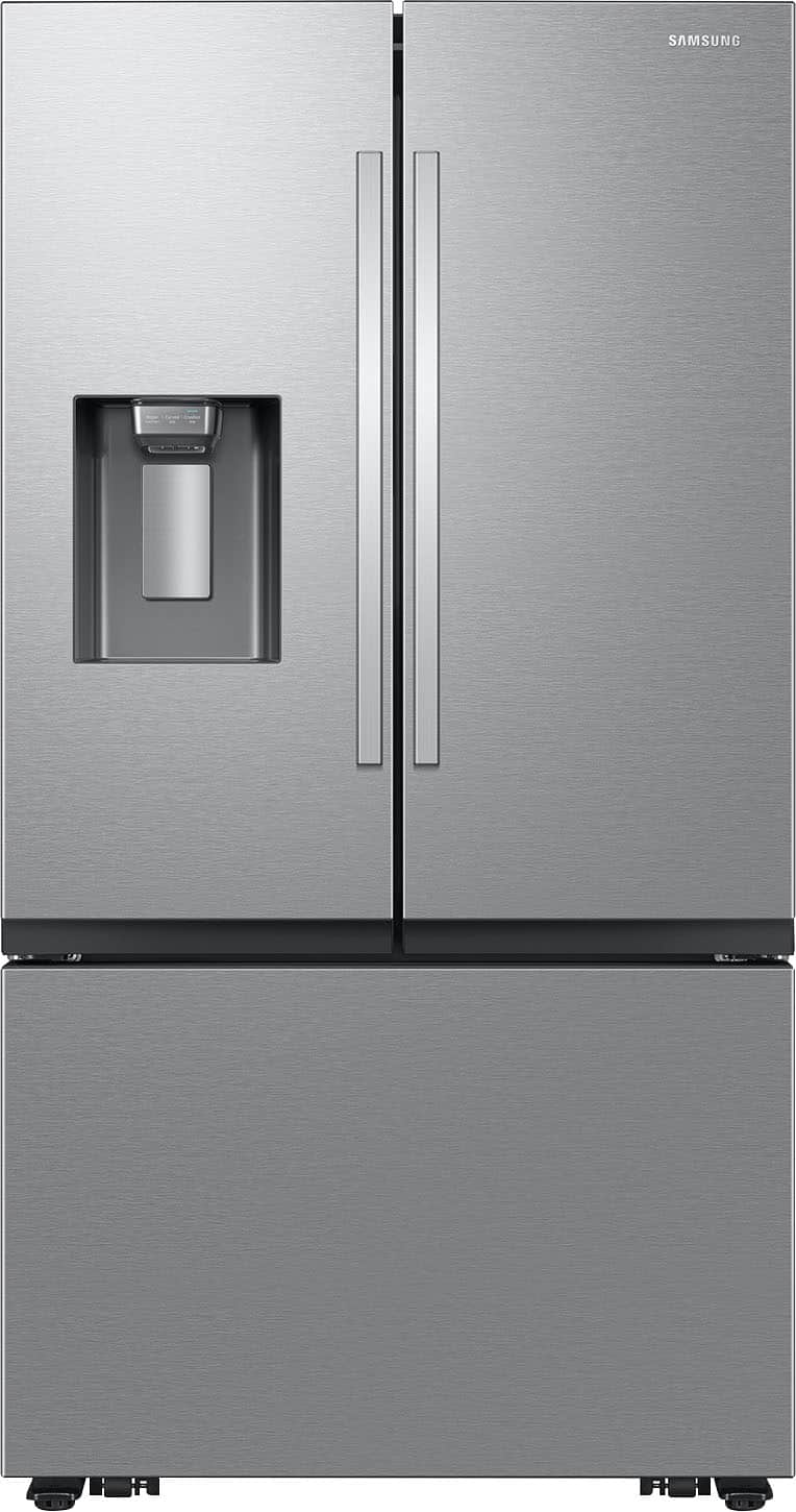 Samsung - 31 cu. ft. 3-Door French Door Smart Refrigerator with Four Types of Ice - Stainless Steel product image