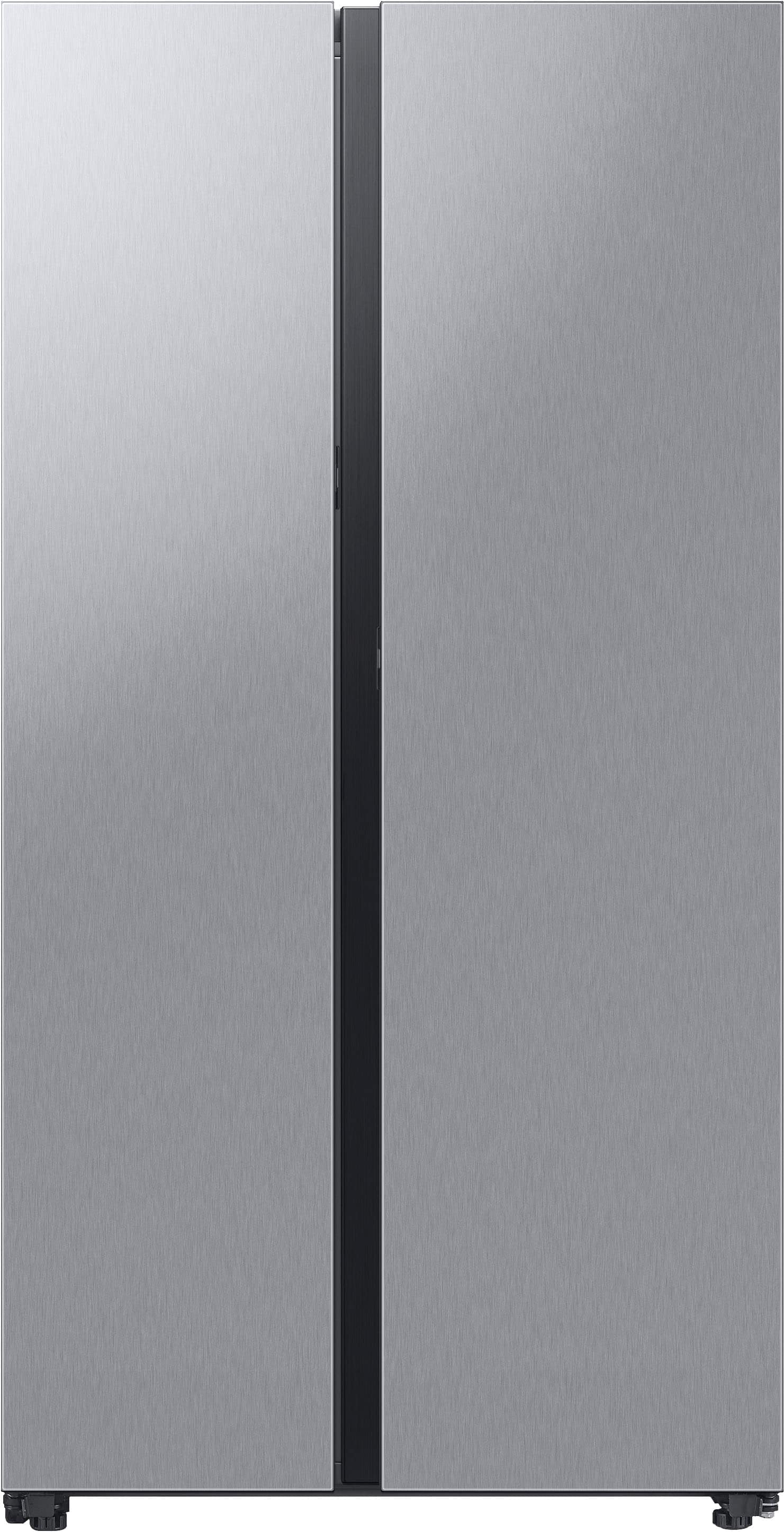 Samsung - BESPOKE Side-by-Side Smart Refrigerator with Beverage Center - Stainless Steel product image