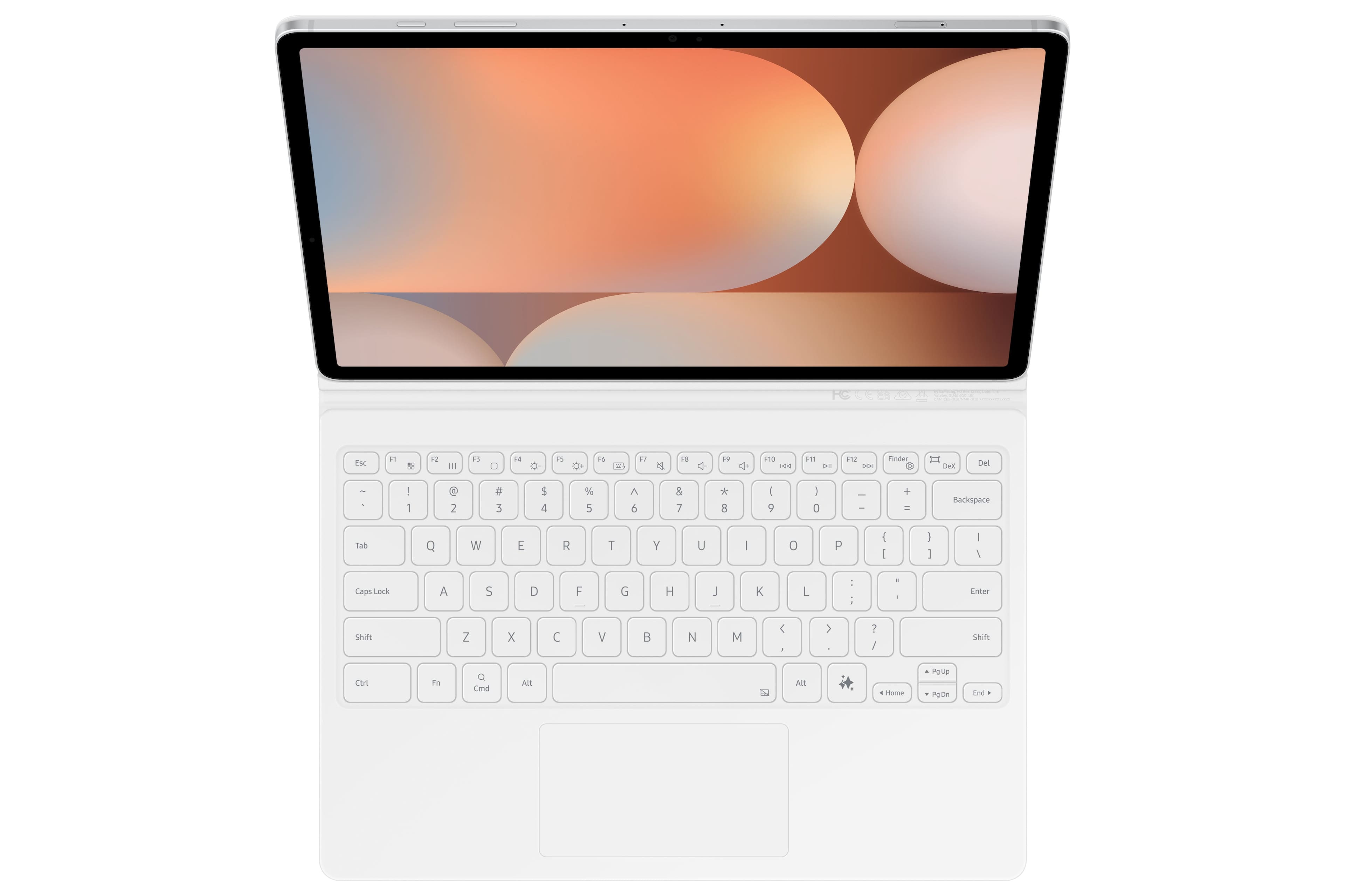 Samsung - Galaxy Tab S10+/S9+/S9 FE+ Book Cover Keyboard - White product image
