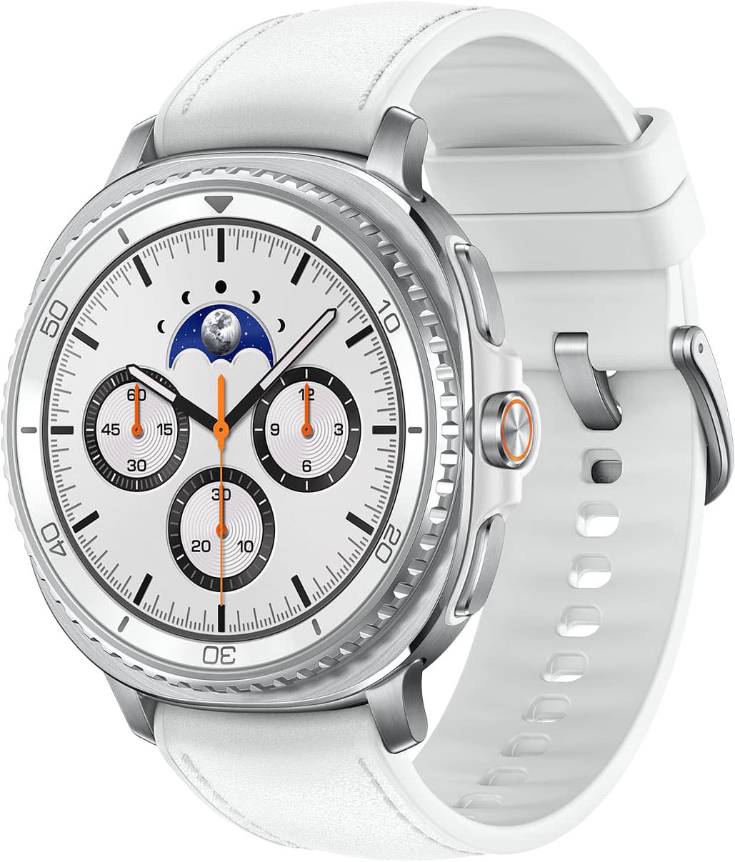 Samsung - Galaxy Watch8 Classic Stainless Steel Smartwatch 46mm BT - White - (2025) product image