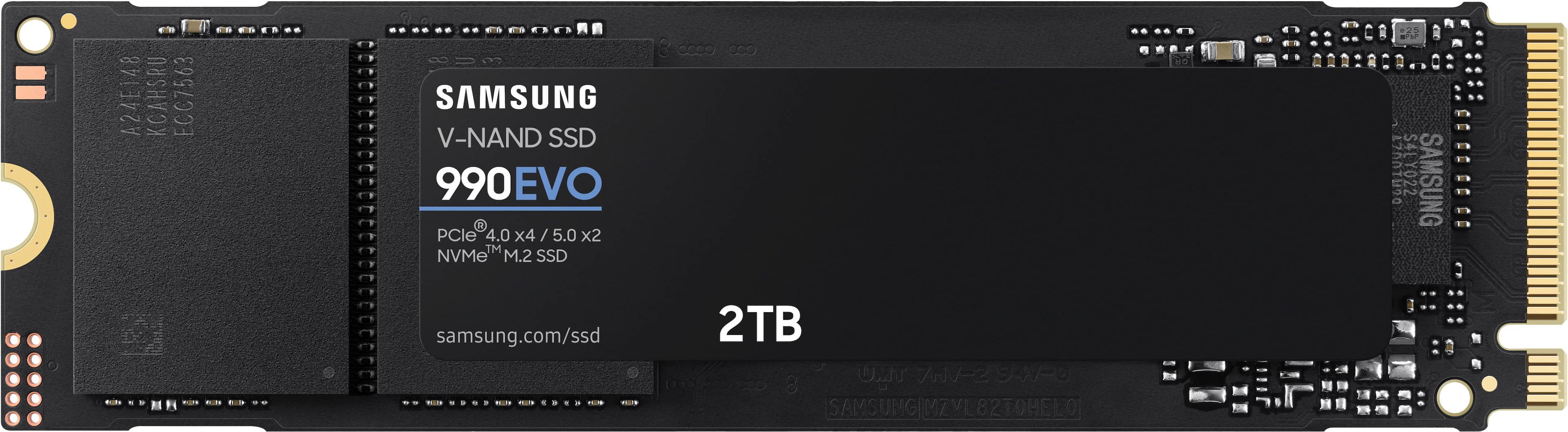 Samsung - Geek Squad Certified Refurbished 990 EVO SSD 2TB Internal SSD PCIe Gen 4x4 | Gen 5x2 M.2 2280, Speeds Up to 5,000M…