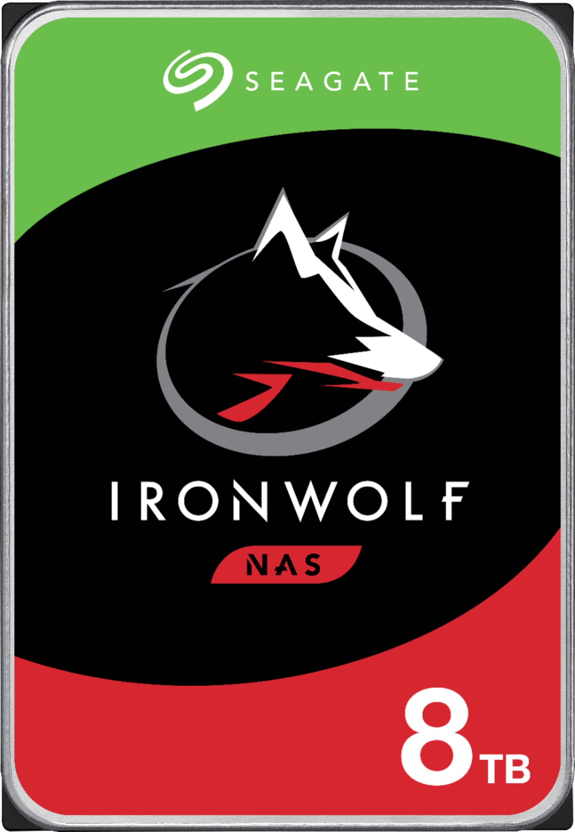 Seagate - IronWolf 8TB Internal SATA NAS Hard Drive with Rescue Data Recovery Services product image