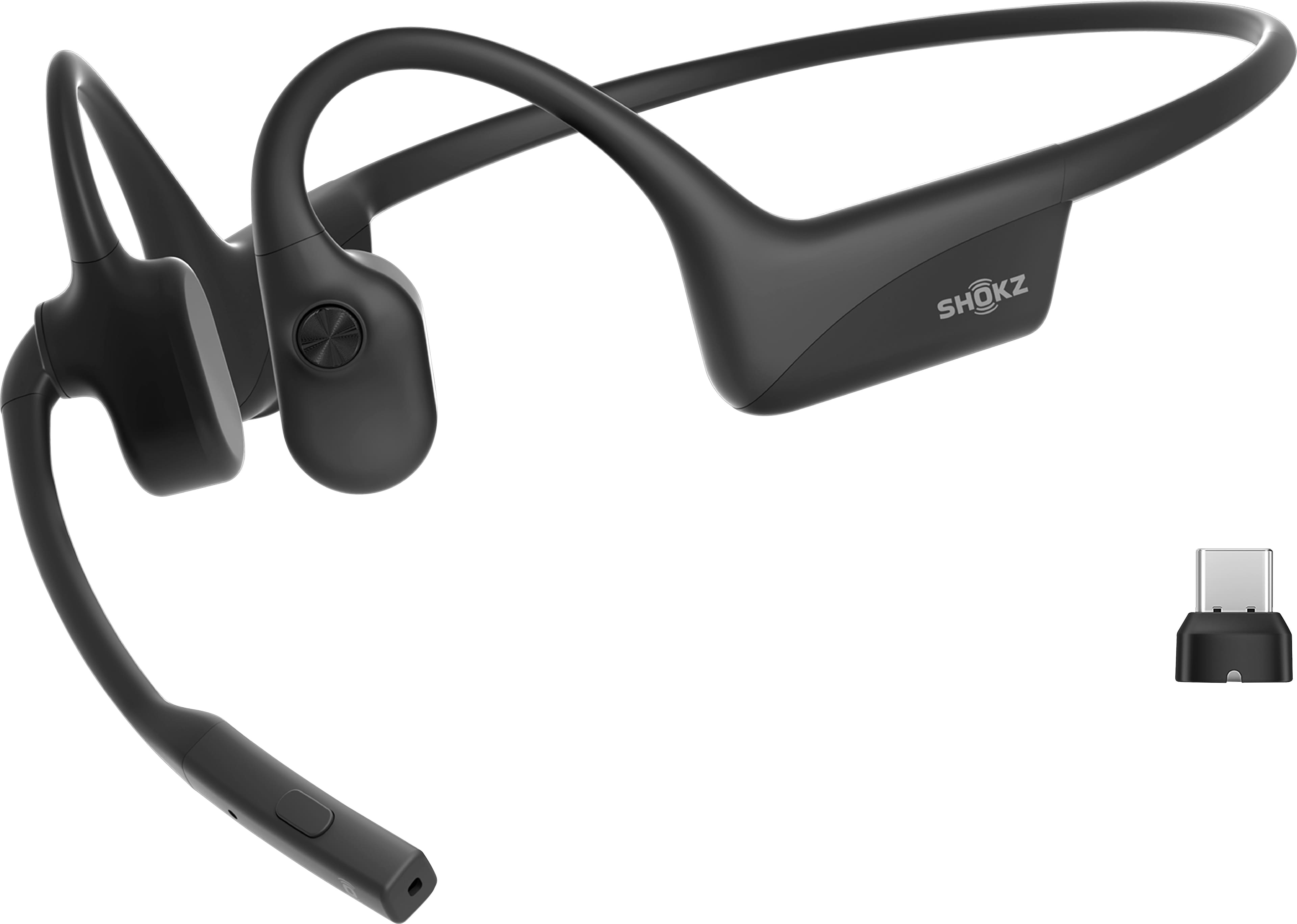 Shokz - OpenComm2 UC Bone Conduction Stereo Bluetooth Headset 2025 Upgrade, USB-C - Black product image