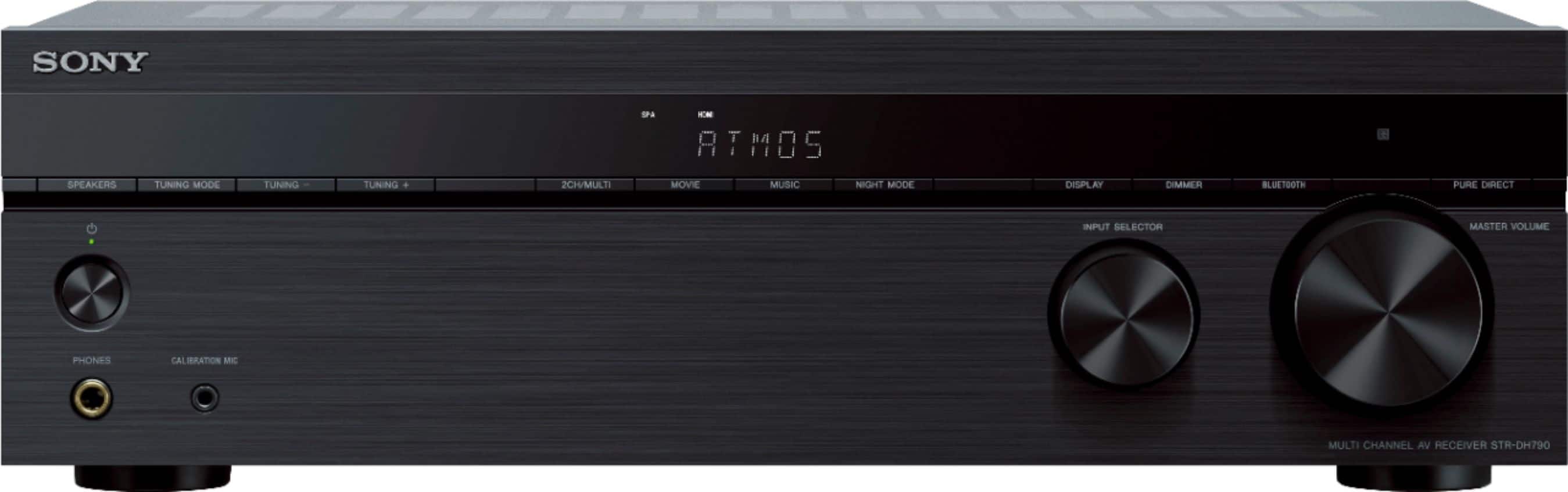 Sony - STRDH790- 7.2-Ch. with Dolby Atmos & Dolby Vision 4K Ultra HD HDR A/V Home Theater Receiver - Black product image