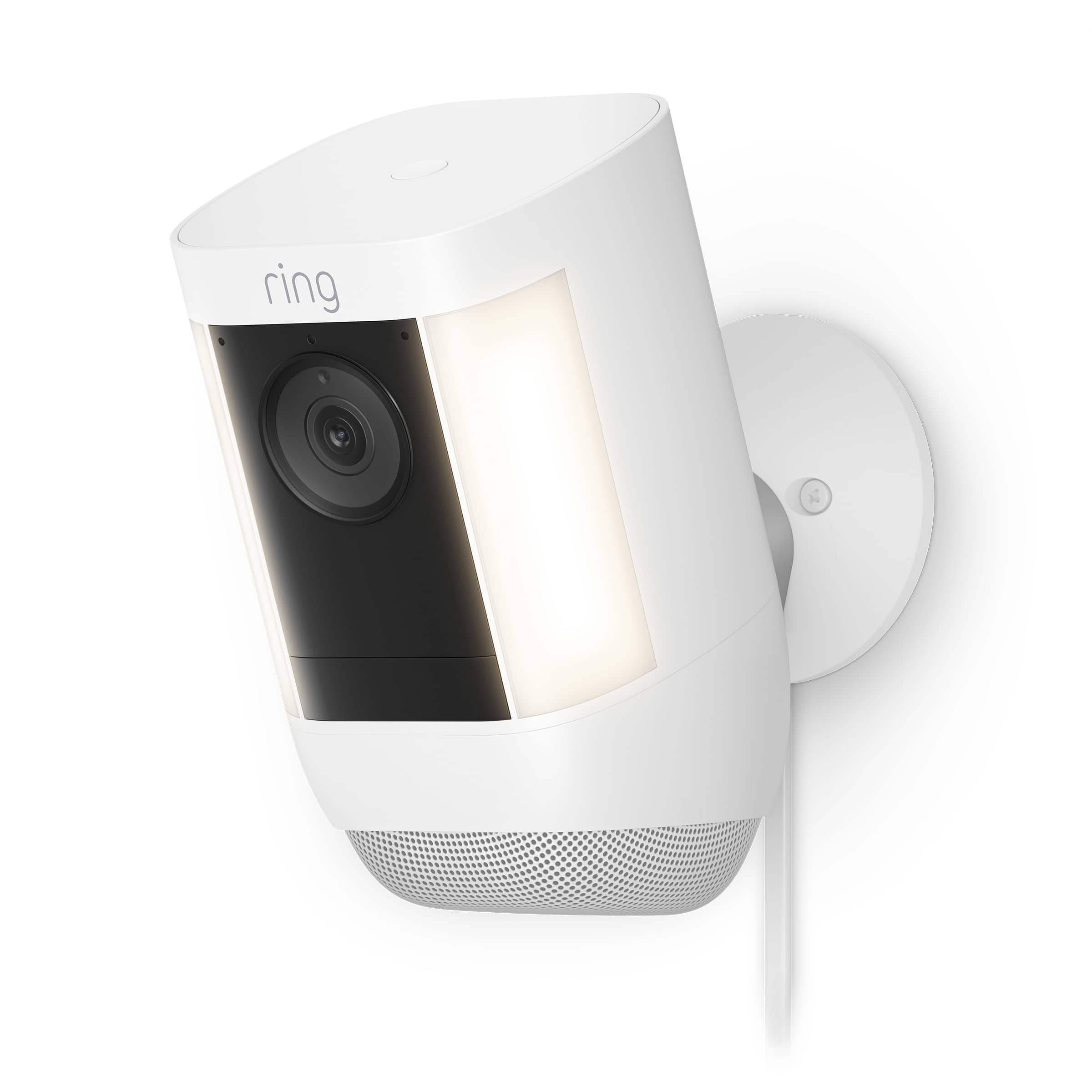 Spotlight Cam Pro, Plug-In with 2K Video and Ring Vision, LED Lights, Dual-Band Wifi, and 3D Motion Detection - Black produc…