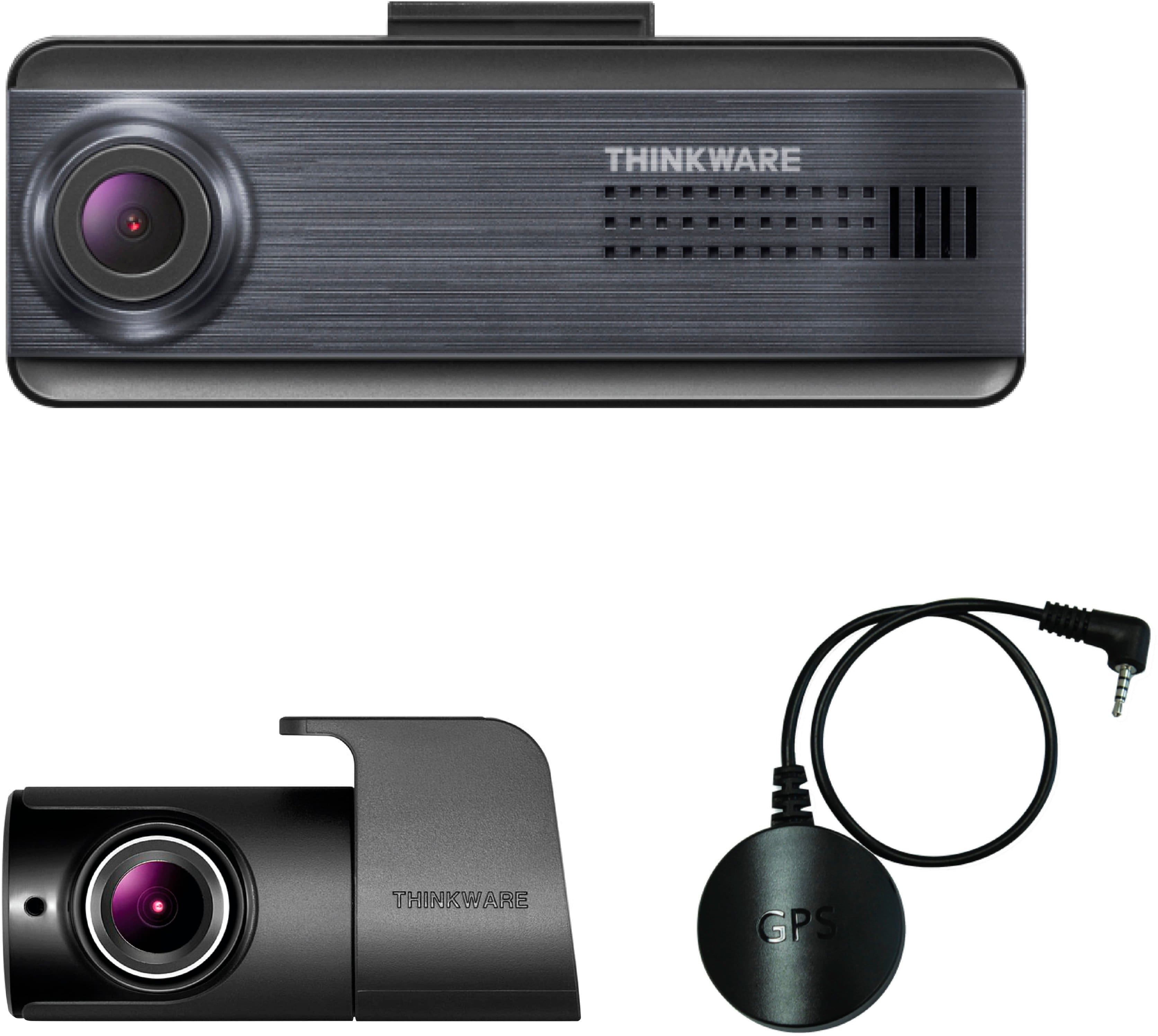 THINKWARE - Q200 2K Front & 1080p Rear Dash Cam with GPS and Wi-Fi - Dark Blue product image