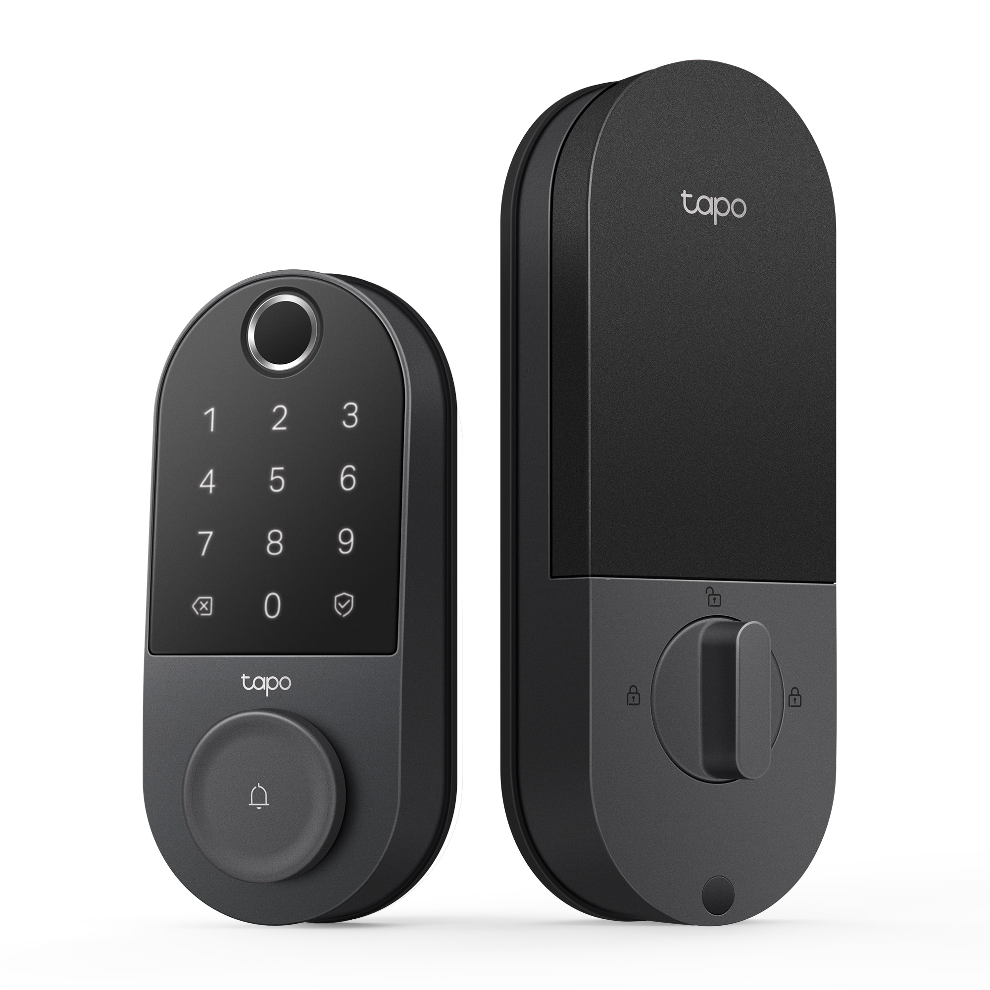 TP-Link - Tapo DL110 Smart Wi-Fi Deadbolt Lock - Lock/Unlock using Keypad, App, or Fingerprint Recognition - Replaces Most L…