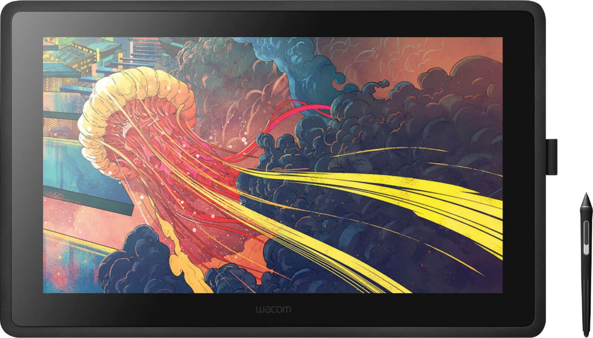 Wacom - Cintiq 22 Pen Display Drawing Tablet - Black product image