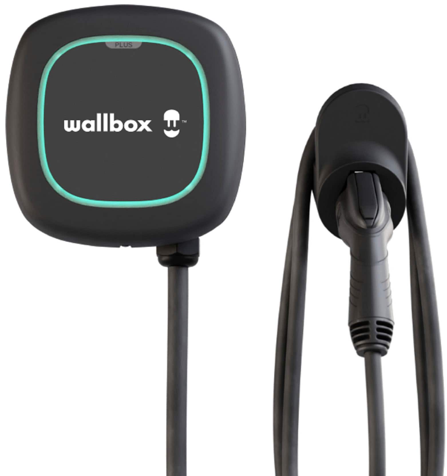 Wallbox - Cable Pulsar Plus J1772 Level 2 Hardwired Electric Vehicle (EV) Charger up to 48A - 25' - Black product image