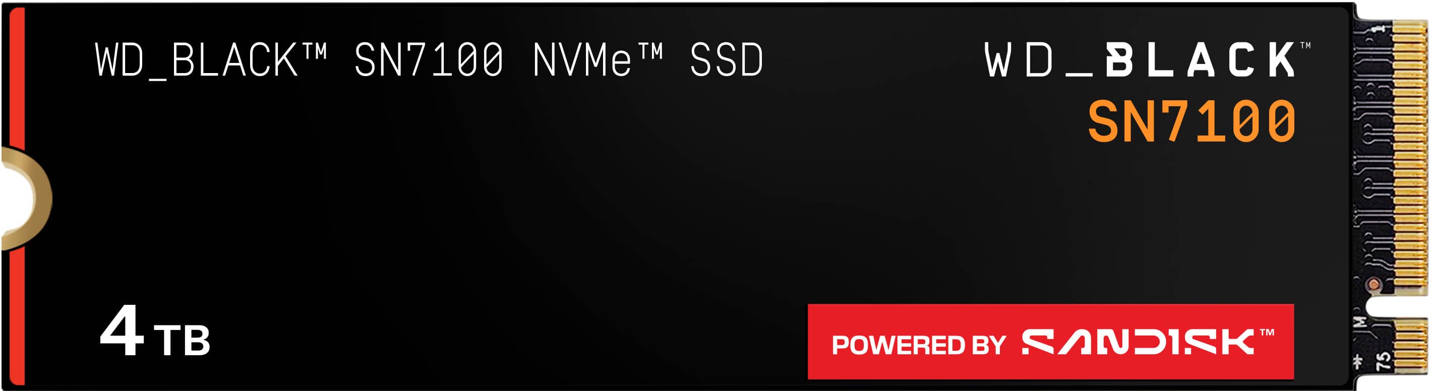 WD - BLACK SN7100 4TB Internal SSD Gen 4 x4 NVMe product image