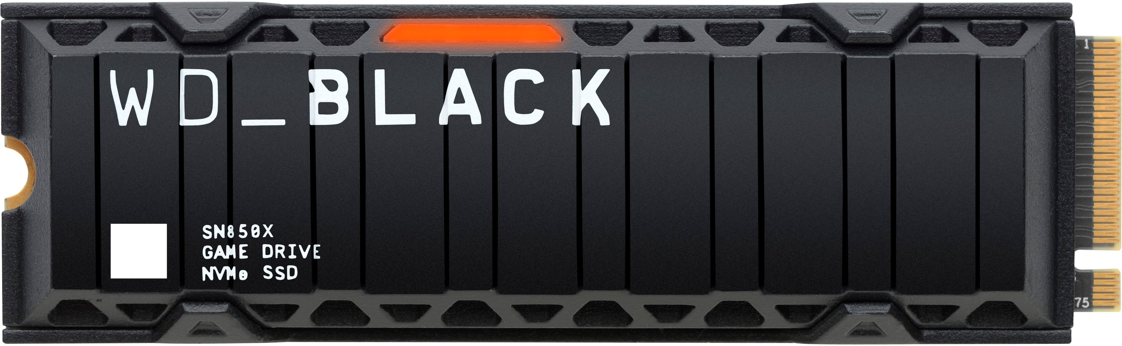 WD - BLACK SN850X 2TB Internal SSD PCIe Gen 4 x4 NVMe with Heatsink for PS5 and Desktops product image