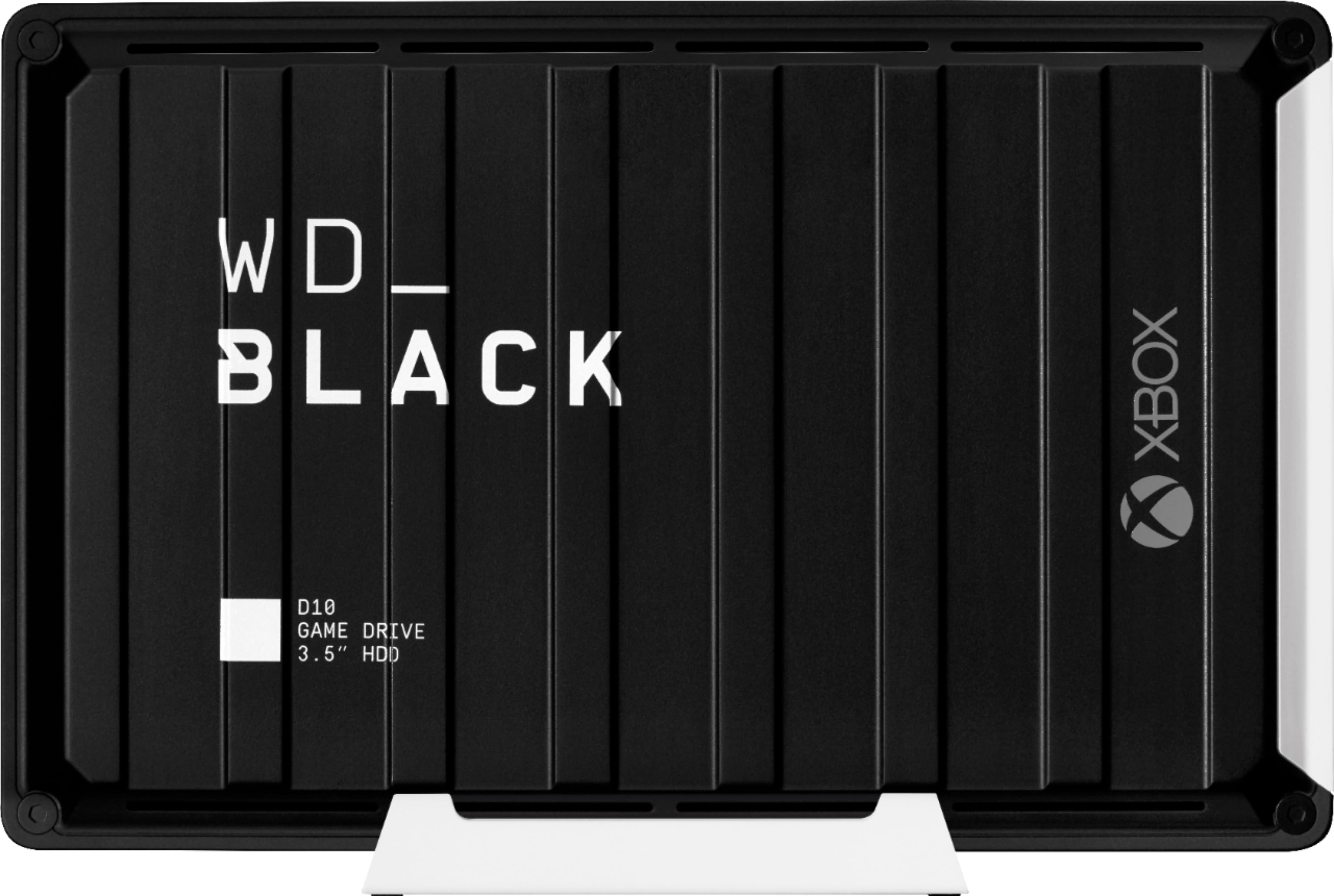 WD - D10 Game Drive for Xbox 12TB External USB 3.2 Gen 1 Portable Hard Drive - Black product image