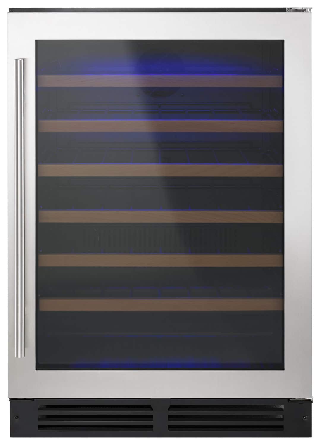 Whirlpool - 54-Bottle Built-In Wine Cooler - Stainless Steel product image