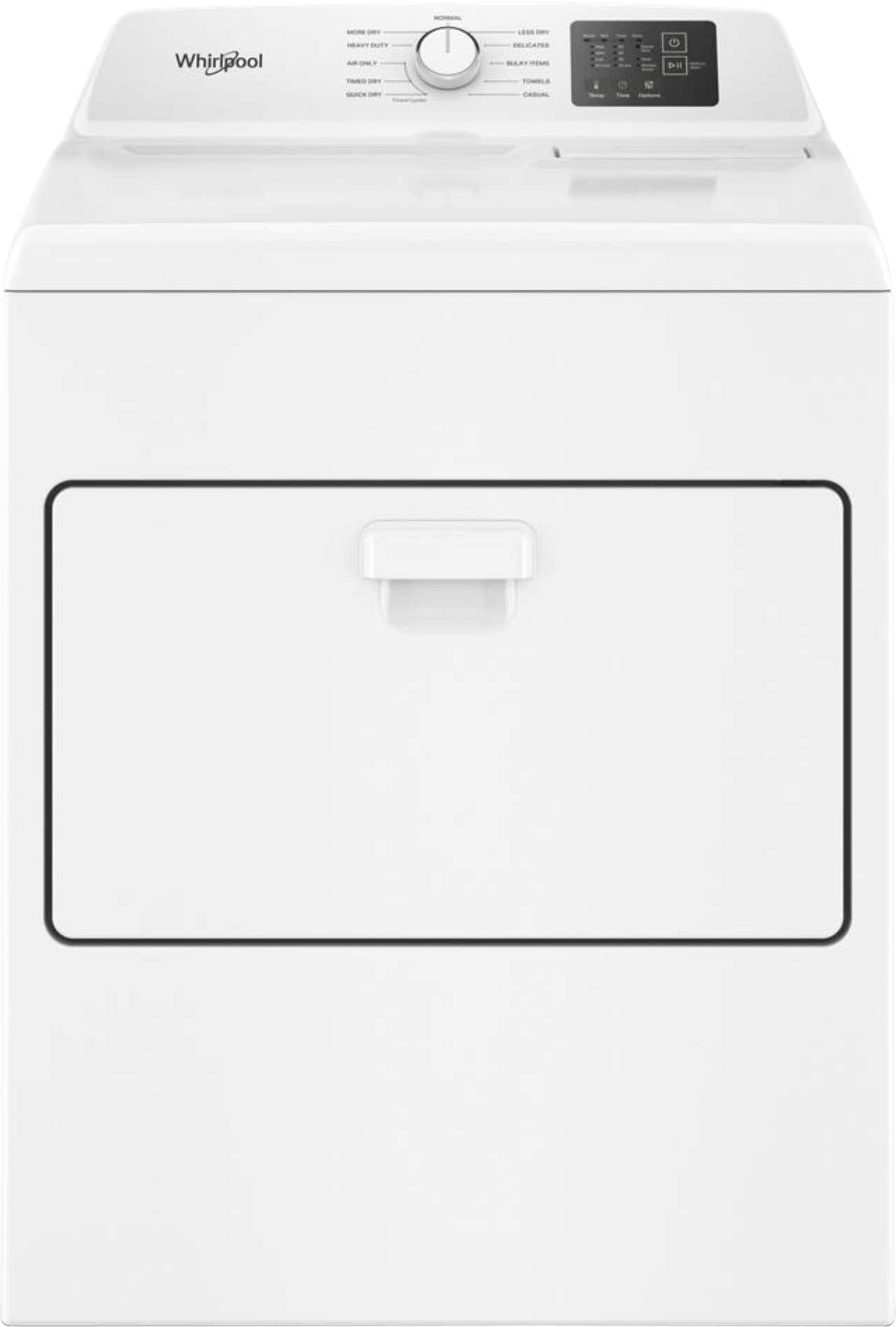 Whirlpool - 7.0 Cu. Ft. Electric Dryer with Adaptive Dry and Top Venting - White product image